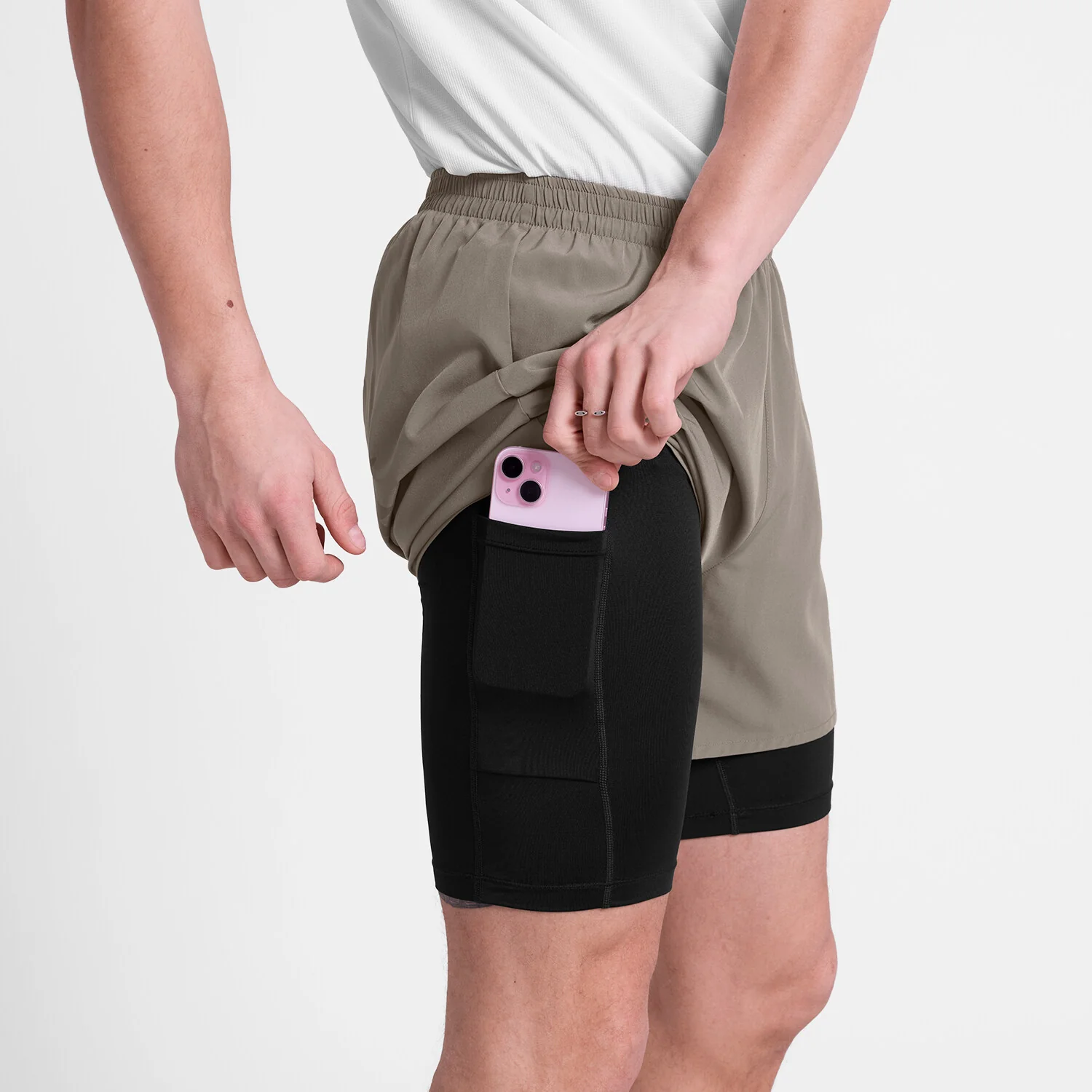 2 in 1 Pace Shorts 5'' - Image 4